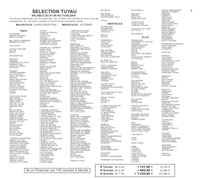 La sélection