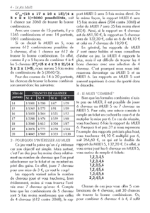 L'analyse combinatoire du jeu Multi